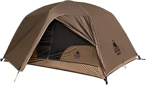 OneTigris COSMITTO 2 Person Backpacking Tent Shelter - Lightweight Waterproof 3-Season Camping Tent for Outdoor Hiking and Mountaineering