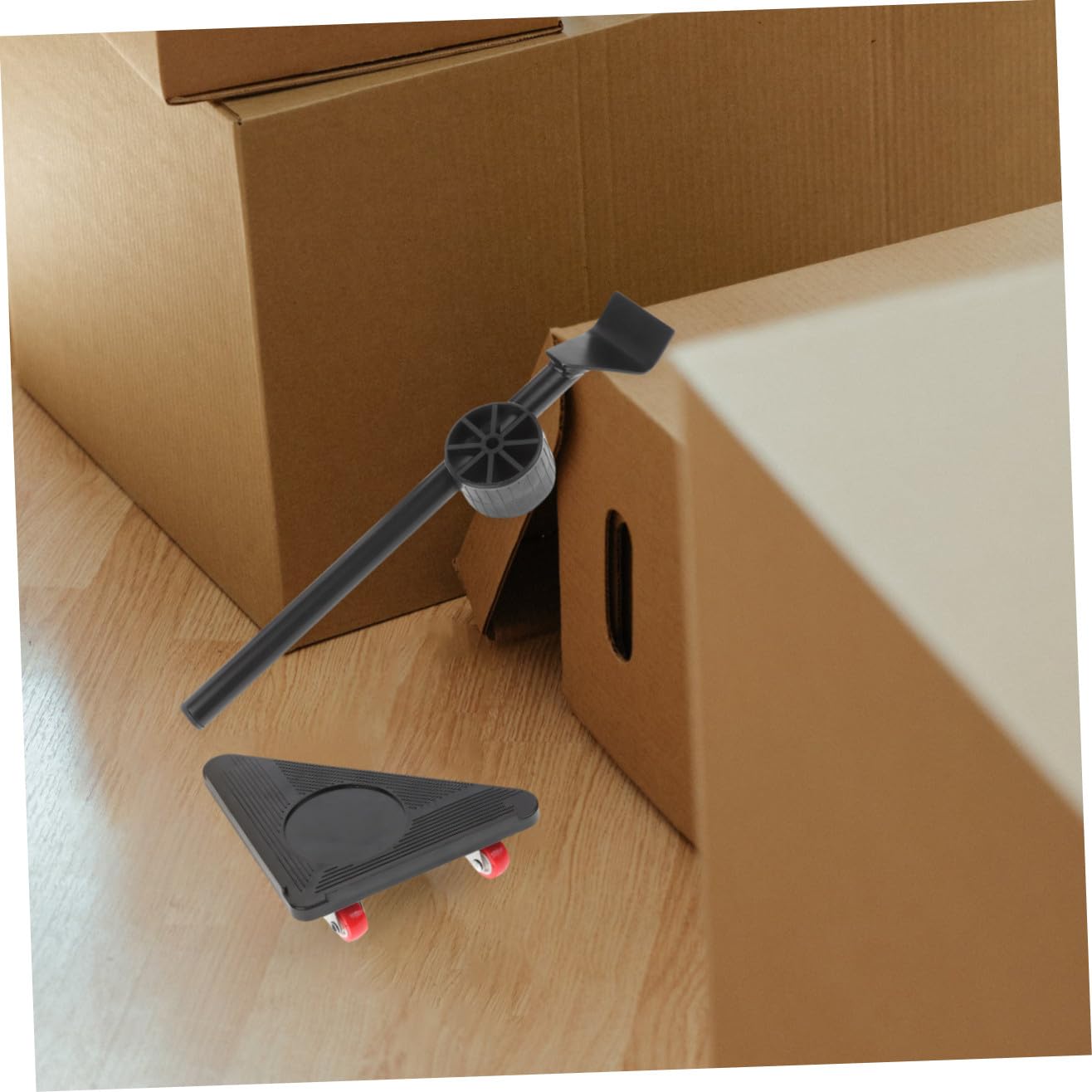 Gatuida Carrello Per Trasloco Mobili a 3 Ruote in Metallo Cuscinetti Antiscivolo, Utensile Per Sollevamento Mobili Pesanti e Trasporto Elettrodomestici, Set 5 Pezzi Per Spostamento Casa
