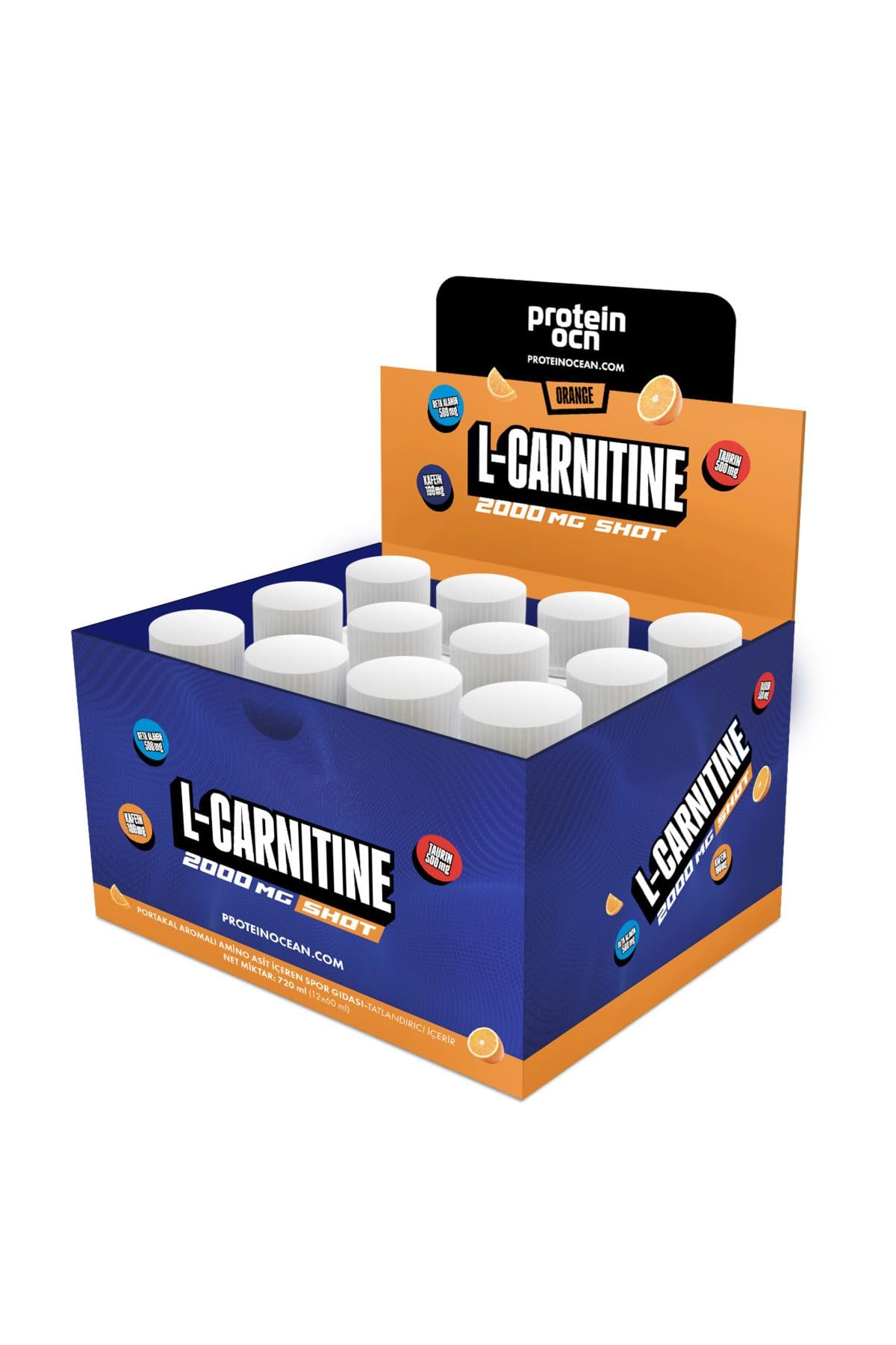 Proteinocean L Carnitine Shot Portakal 60ml 12'li Kutu