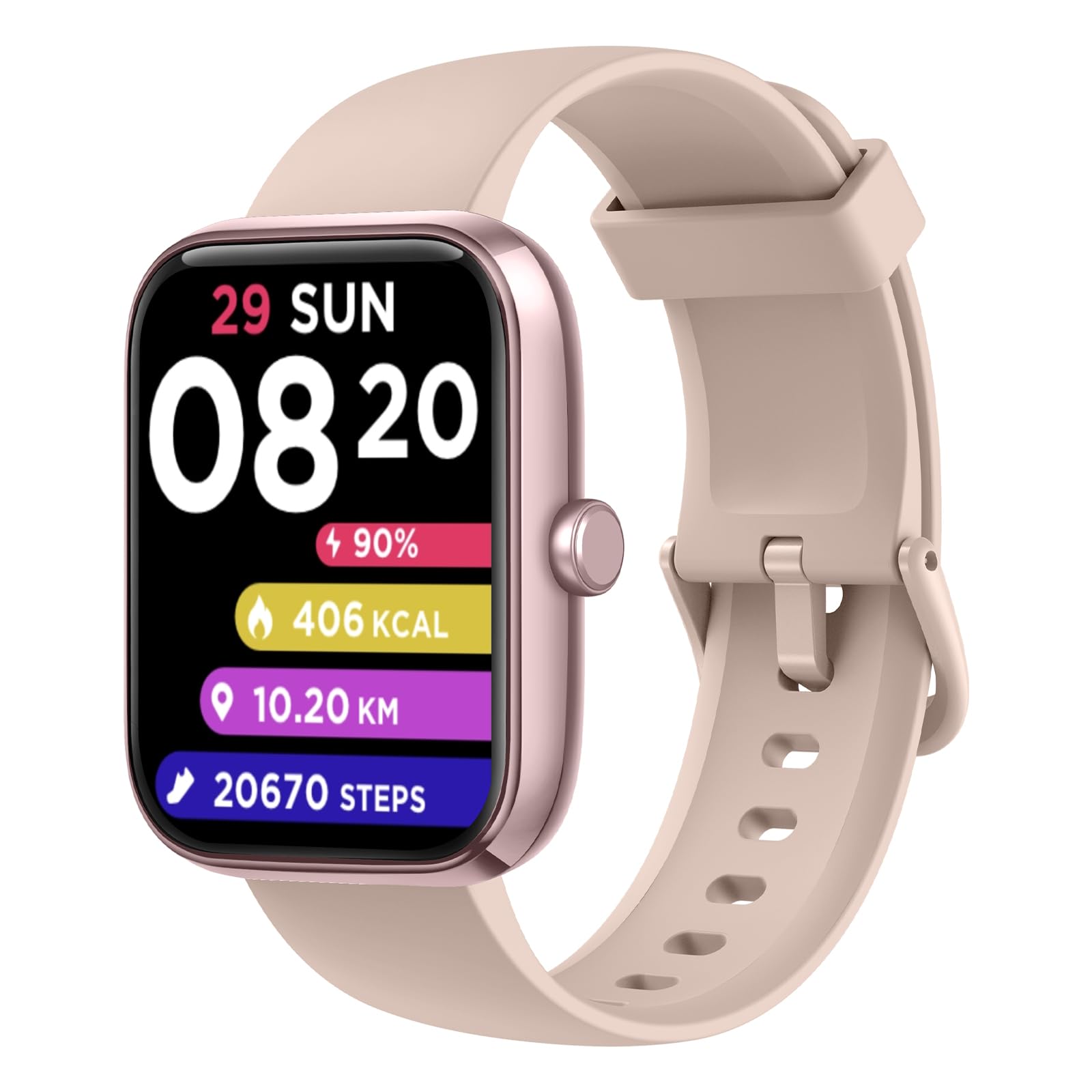 Amazon.co.jp: スマートウォッチ iPhone対応 通話機能 大画面 Line通知