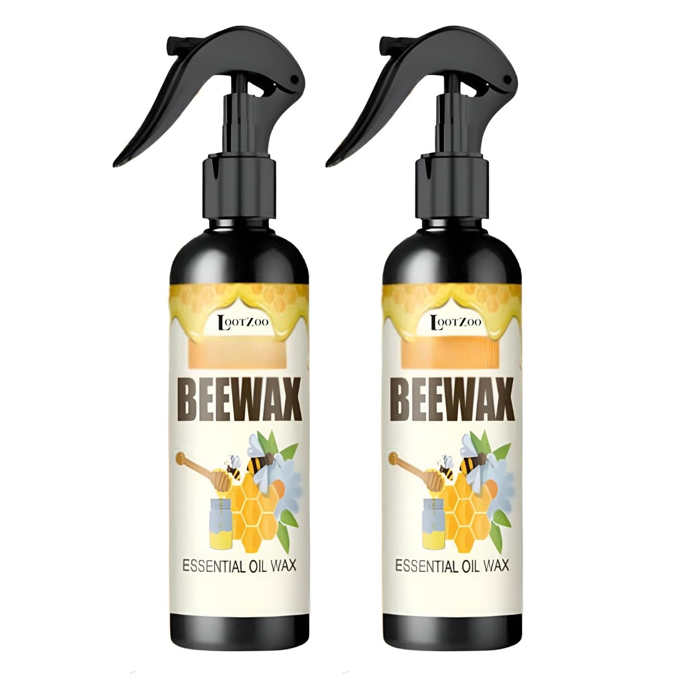 Lootzoo Beeswax Furniture Polish Spray | Used to Clean Shine Polish Protection for All Furniture Laminate Finishes | Wood Polish & Conditioner | Wooden Wax Polish, 400ml, Pack of 2 (B0CMQSTNDQ) Amazon Price History, Amazon Price Tracker