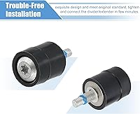 Vista 4 de X AUTOHAUX Kit de manija y ojales para caja de automóvil para Dodge para RAM 1500 Classic 2500 3500 2009-2018 68054997AB 68054996AA para divisor