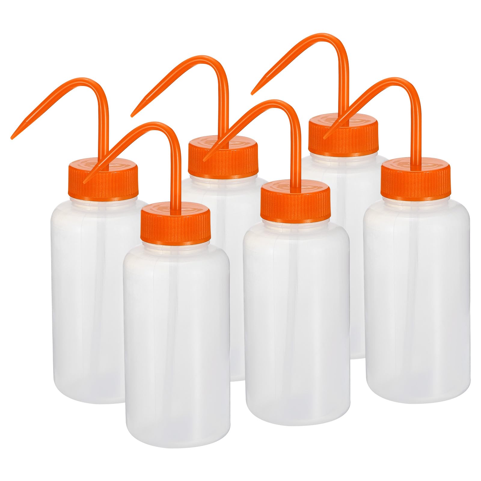PATIKIL 6pcs Bottiglia Da Lavaggio 500ml Bottiglia Di Plastica Verde