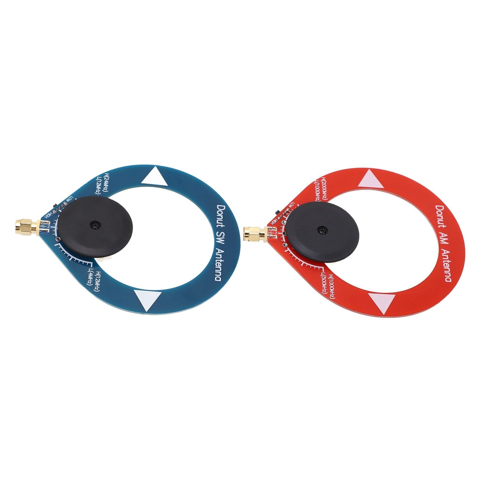Antenne Donut AM, 2 Pièces Antenne Donut AM MW SW Antenne à Boucle Portable pour Radio à Ondes Courtes, Antennes Radio