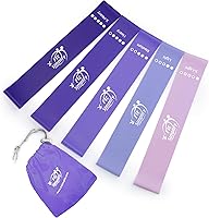 Vista 8 de Bandas de ejercicios de bucle de resistencia de Fit Simplify con guía de instrucciones y bolsa de transporte, juego de 5