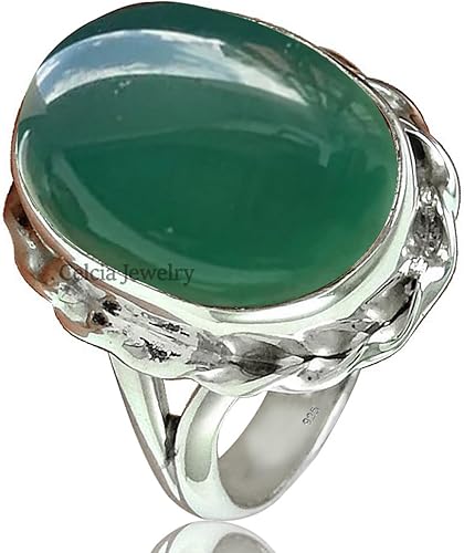 Anillo de piedra preciosa de rubí natural, plata de ley 925, joyería hecha a mano para mujer, anillo de piedra natal