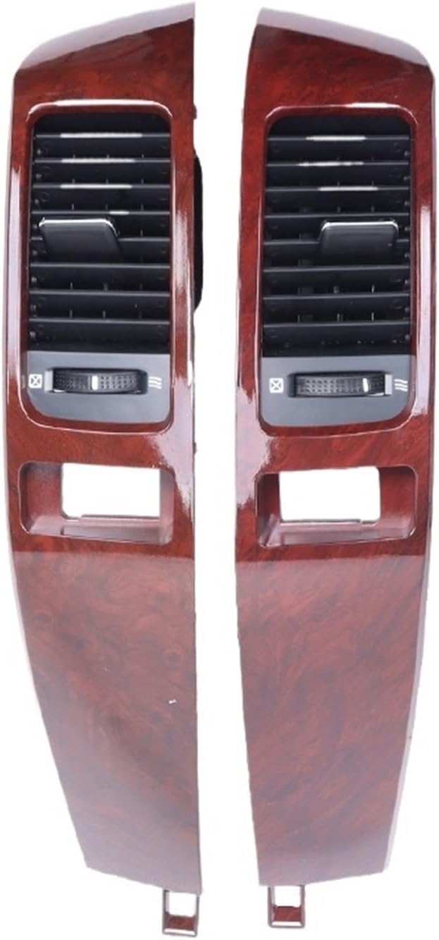 Fit for Toyota Prado LC-120 GX470 Air Conditioning Outlet Rear Fit for Seat Outlet Cover(1x Right Silvery)