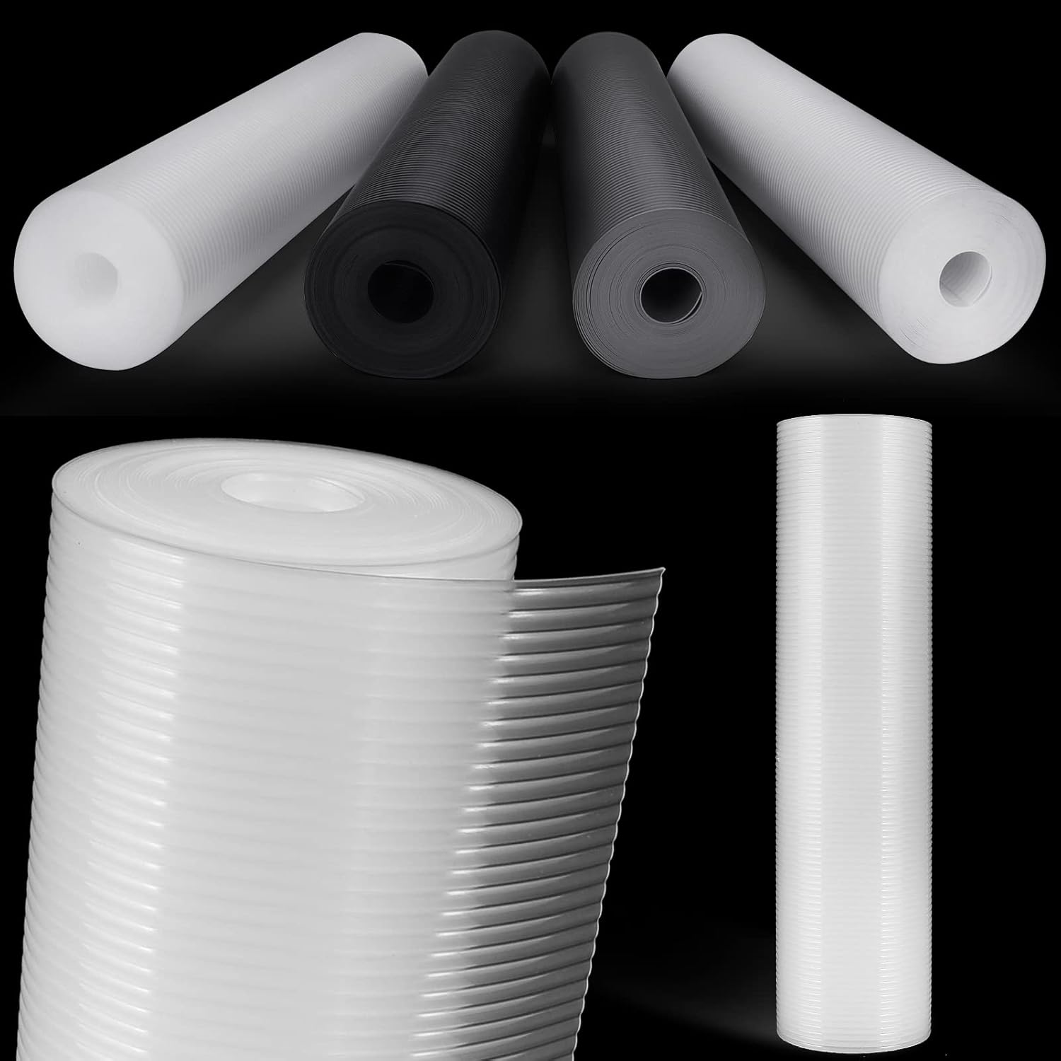 Origuuds Drawer Liners, NonAdhesive Cupboard Liner, Waterproof Anti