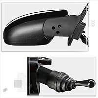 Vista 6 de [Lado derecho/pasajero] Espejo de puerta de vista lateral de ajuste manual de estilo de fábrica compatible con Kia Forte Koup 10-13