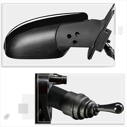 Miniatura 6 de Lado derechopasajero Espejo de puerta de vista lateral de ajuste manual de estilo de fábrica compatible con Kia Forte Koup 10-13