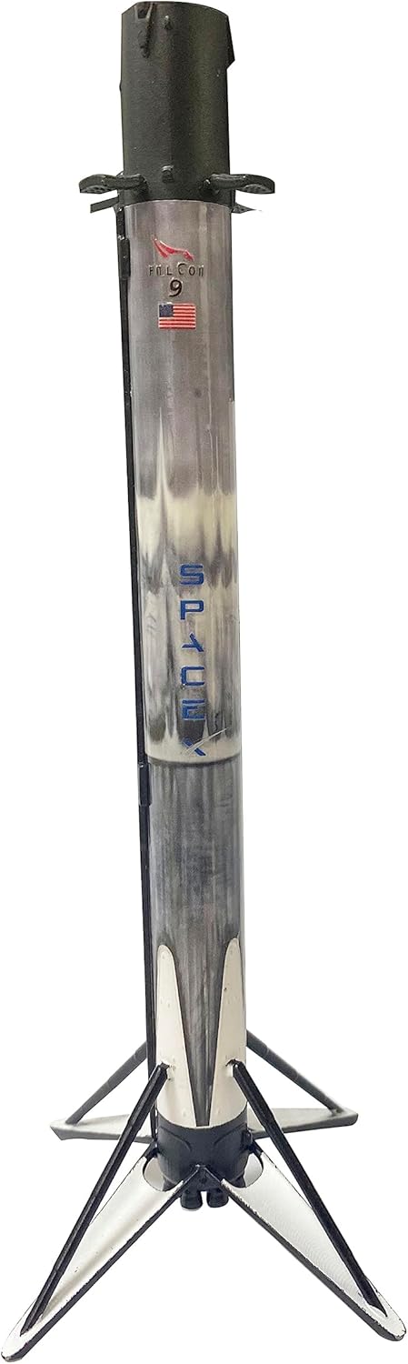 wltk SpaceX Falcon 9 Block 5 1/233 Diecast Rocket Model First -Stage Booster (06)