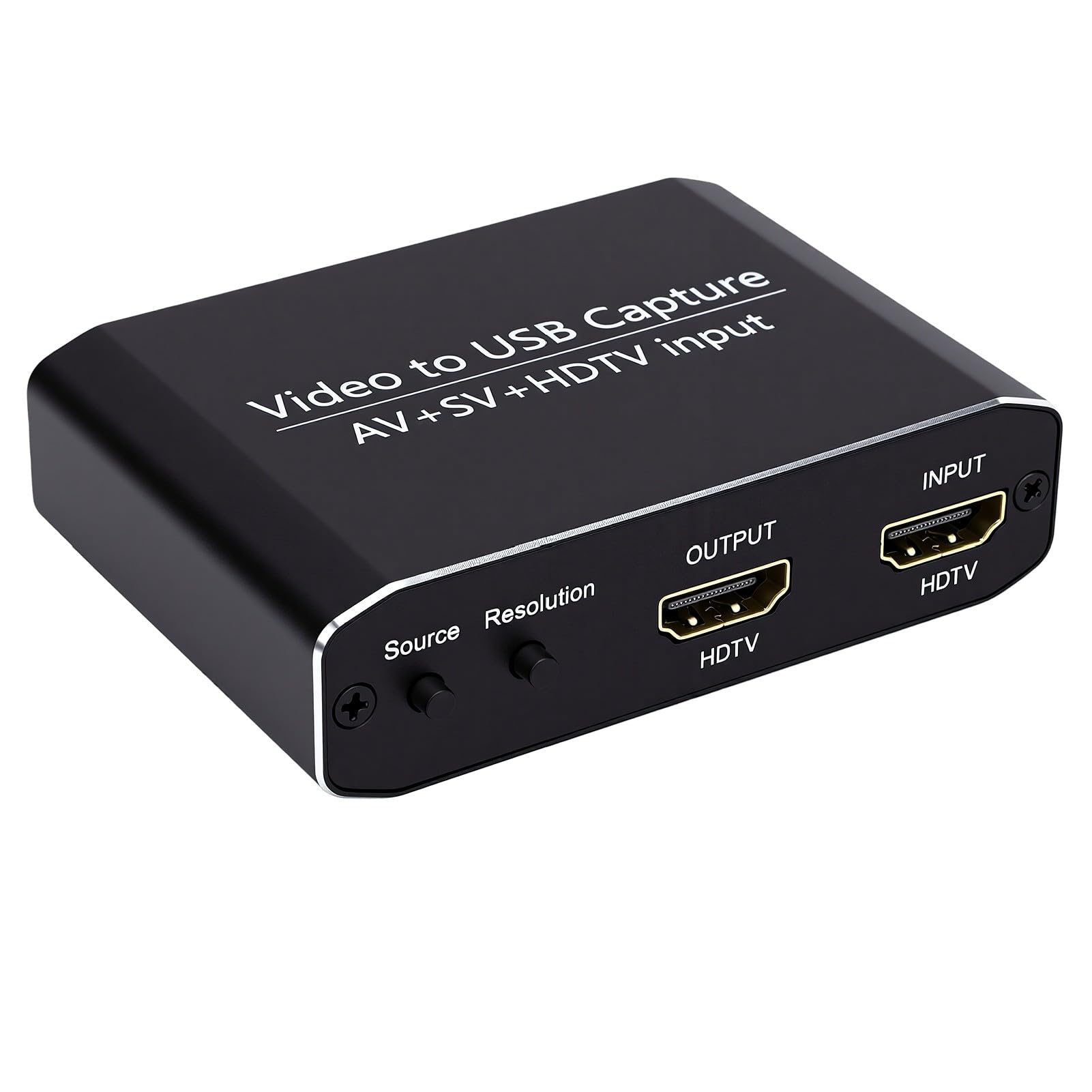 ASHATA Scheda di Acquisizione Video USB 3.0, Scheda di Acquisizione Audio Video 1080P 60Hz per Streaming