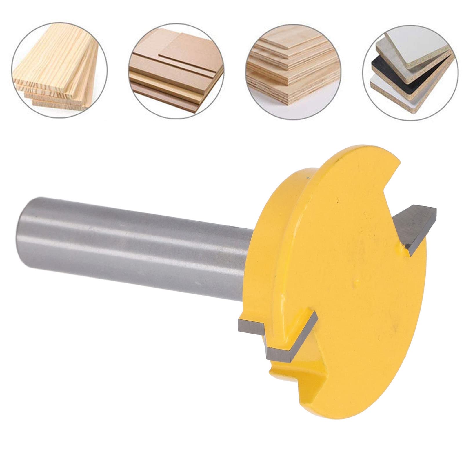 Amazon | 引き出しフロントジョイントルータービット ビット合金、ボディカーボンスチール 炭素鋼合金引き出しロックビット 木工用フライスカッター  1/2インチシャンク | ルータービット | 産業・研究開発用品 通販