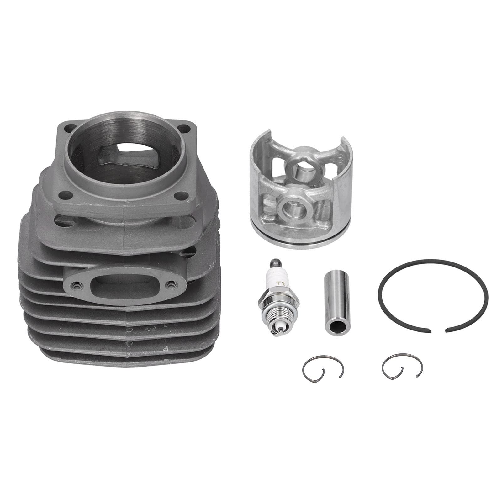 Zestaw Tłoka Cylindra Piły łańcuchowej, Zestaw Wymienny ze Stopu Aluminium o Wysokiej Zawartości Krzemu 54 Mm, Tłoka z Kołkiem Pierścieniowym do pił łańcuchowych 288XP 181 281 288