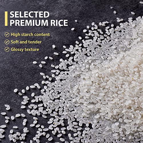 Soeos Premium Sushi Rice, Calrose White Rice, Dried White Rice, White Sicky Rice, Best Rice For Sushi, 5 Pound #TOP3