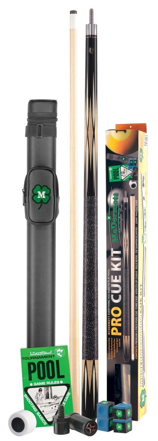 Pro Pool Cue Kit with Free Hard Case