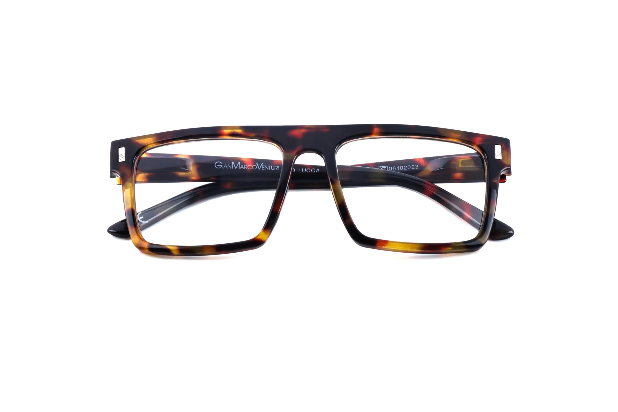 Gian Marco Venturi Unisex Reading Glasses, Multicoloured, 53 mm