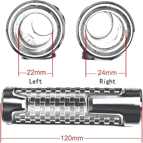 Miniatura 2 de RESKIO Motorcycle Handlebar Grips Xmax Motorcycle Handle Bar Handlebar Hand Grips for Yamaha X-MAX 125 250 300 400 XMAX125 XMAX250 Xmax 300 XMAX400