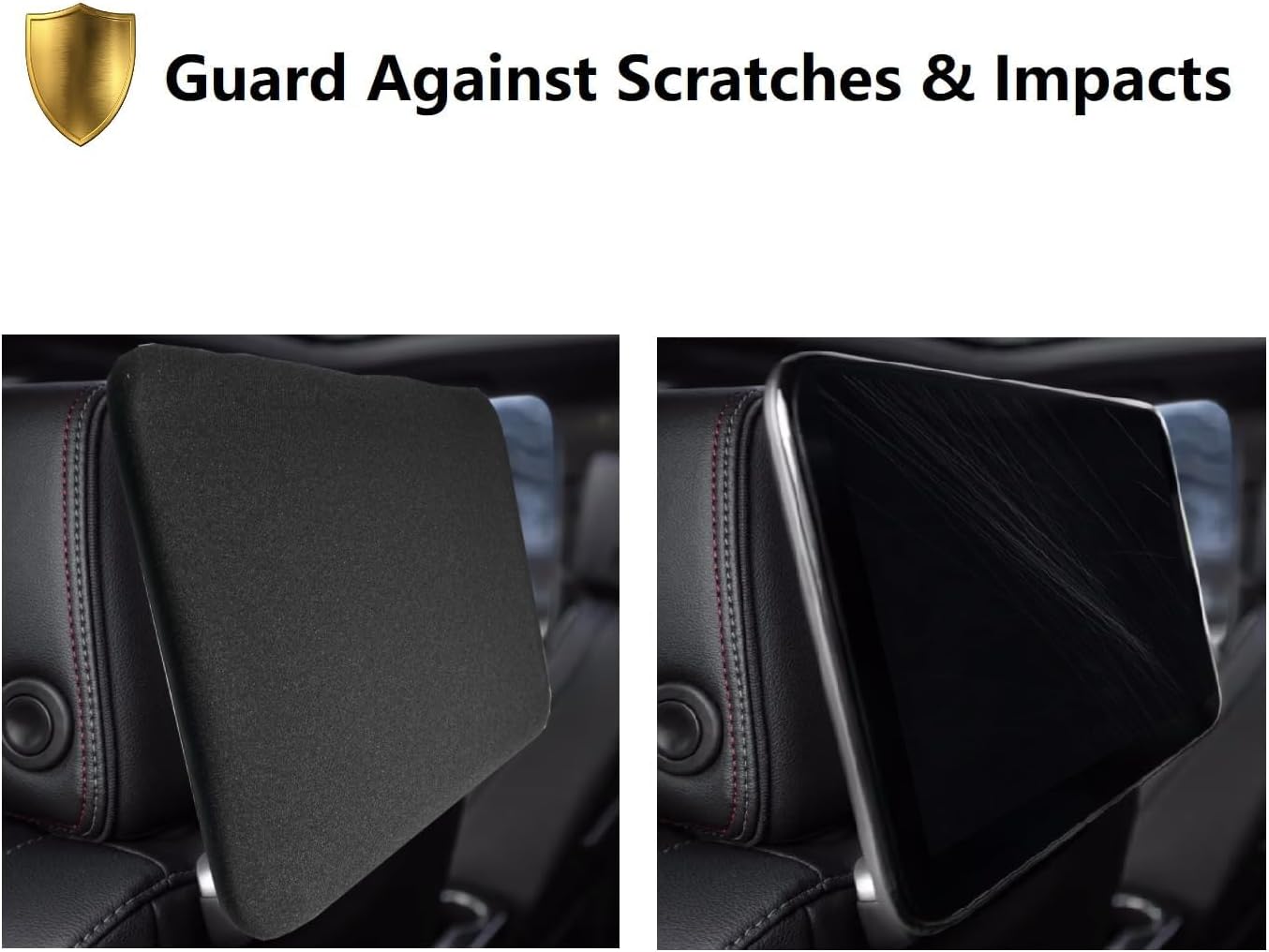 2-Pack Storage Mode Screen Protectors for 2021-2025 2026 GMC Yukon/Tahoe/Suburban, Cadillac Escalade | 1.5mm Neoprene Dust & Impact Shield