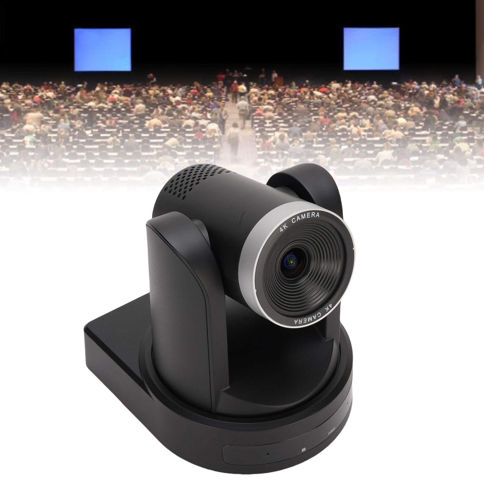 SENECESLI Videocamera per la Sala Conferenze, Telecamera per Conferenze 12x Zoom Ottico 4k per Streaming Live (Spina europea)