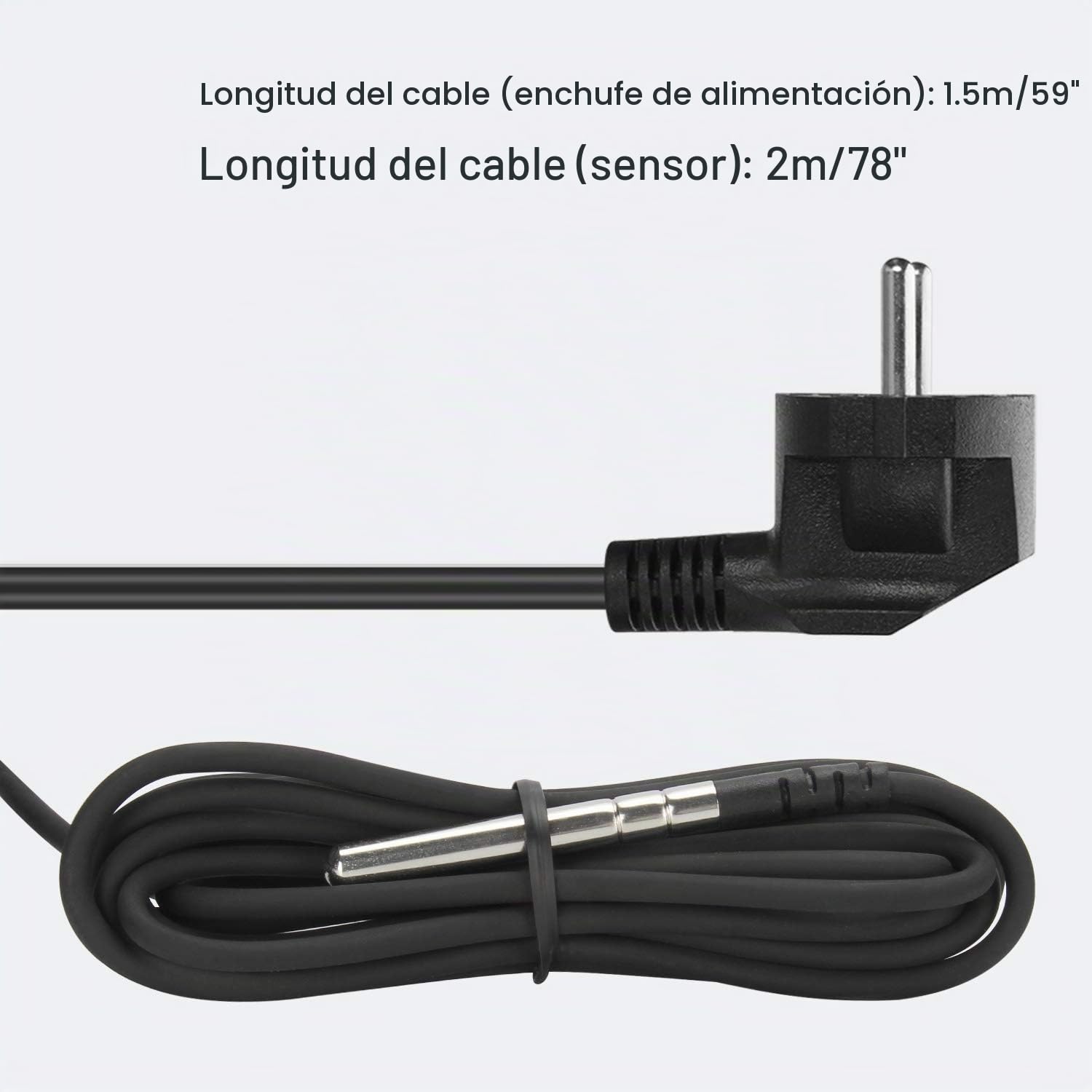 Inkbird Termostato WiFi, doble ciclo de tiempo, función de alarma, dos enchufes (solo para calefacción)