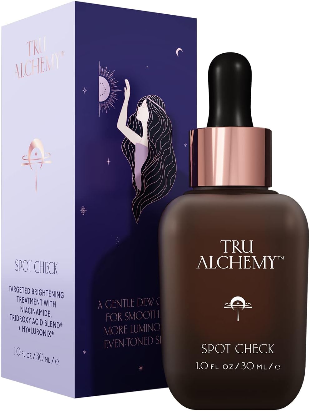Tru Alchemy Spot Check Targeted Dark Spot Remover Niacinamide, Hyaluronic Acid, Lactic
