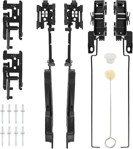CARMOCAR Kit de reparación de montaje de riel de techo corredizo para Ford F150 F250 F350 F450 2000-2016, Ford Expedition 2000-2017, Lincoln
