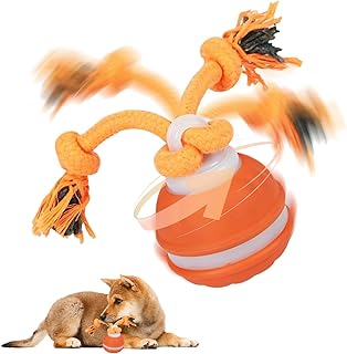 TZQFROCE Interaktives Hundespielzeug Hunde Ball Spielzeug Automatisch Rollender Ball für Hunde interaktiver Hundespielball für Aktivitäten und Unterhaltung product image