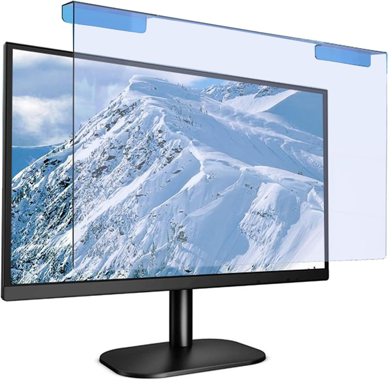 Blue Light Blocking Screen Panel Protector, Anti-UV and Anti-Radiation for Desktop PC and Laptop Monitor Scratch-Resistant Wear-Resistant for Office Work and Study,22" (490317mm)