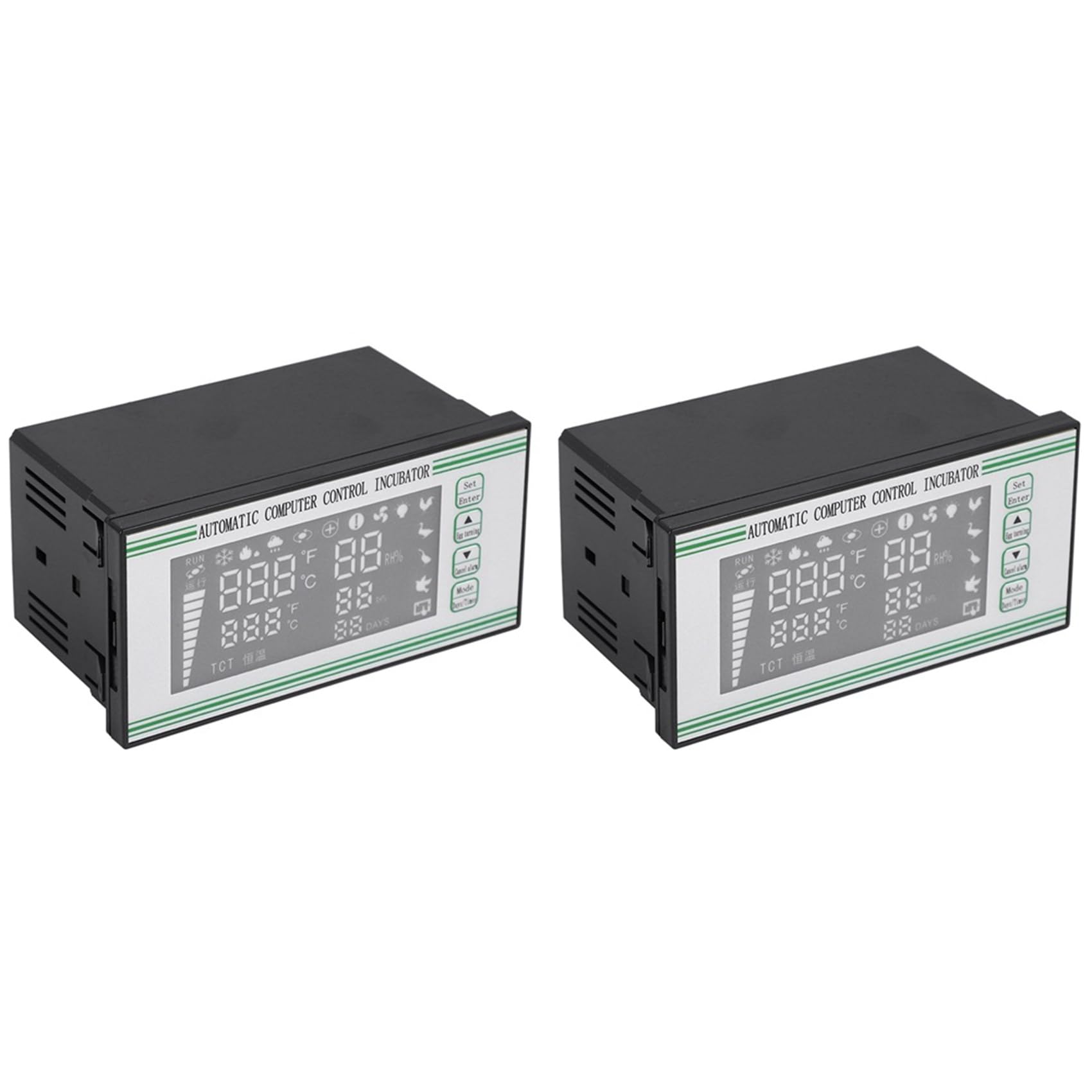 Jnchdghwa 2X Xm-18S Egg Incubator Controller Thermostat Hygrostat Full Automatic Control