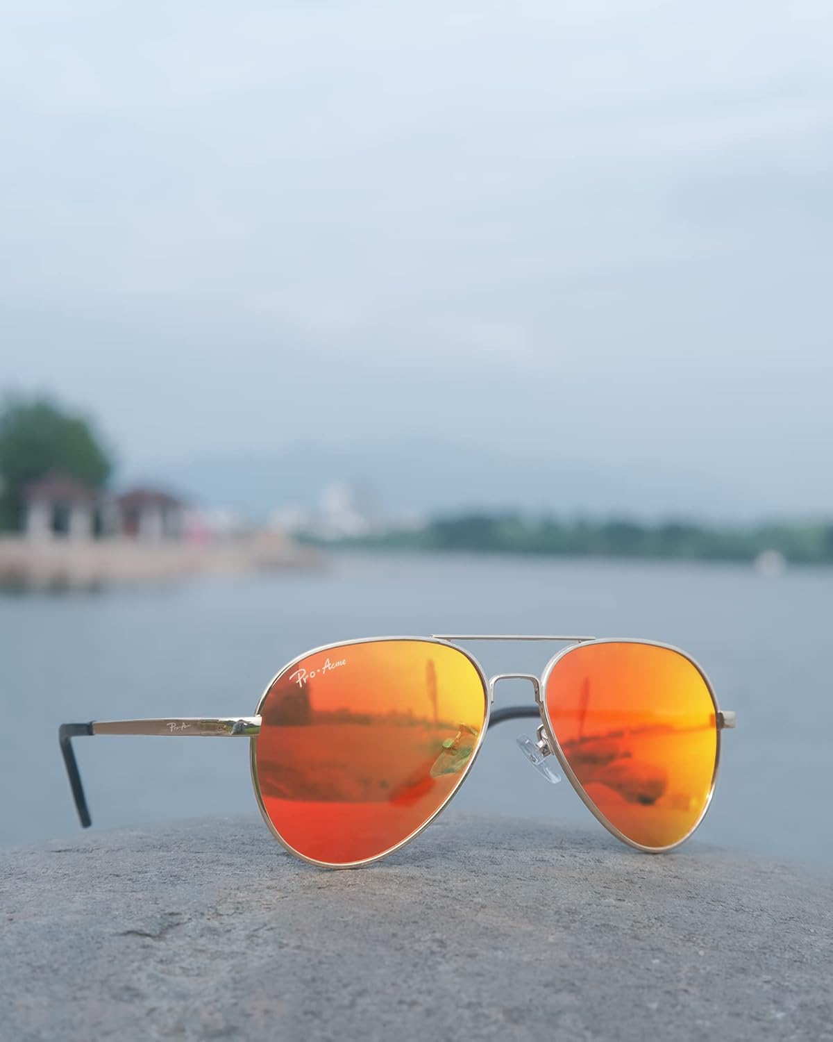 Pro Acme Classic Polarized Aviator Sunglasses 100% UV Protection, 52mm 58mm 63mm - Image 4