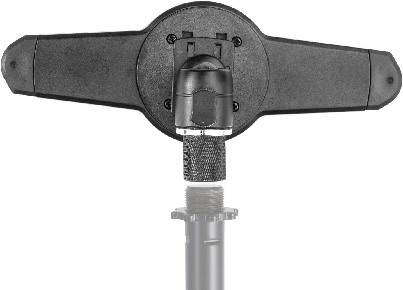 GRIFITI NOOTLE Music MIC Stand RETROFIT Universal Tablet Mount and Music Adaptor 5/8” 27 Female to 1/4” 20 Male Adjustable Mini Ball Head Tablet Mount for 7-11 INCH Small to Standard Tablets and IPADS