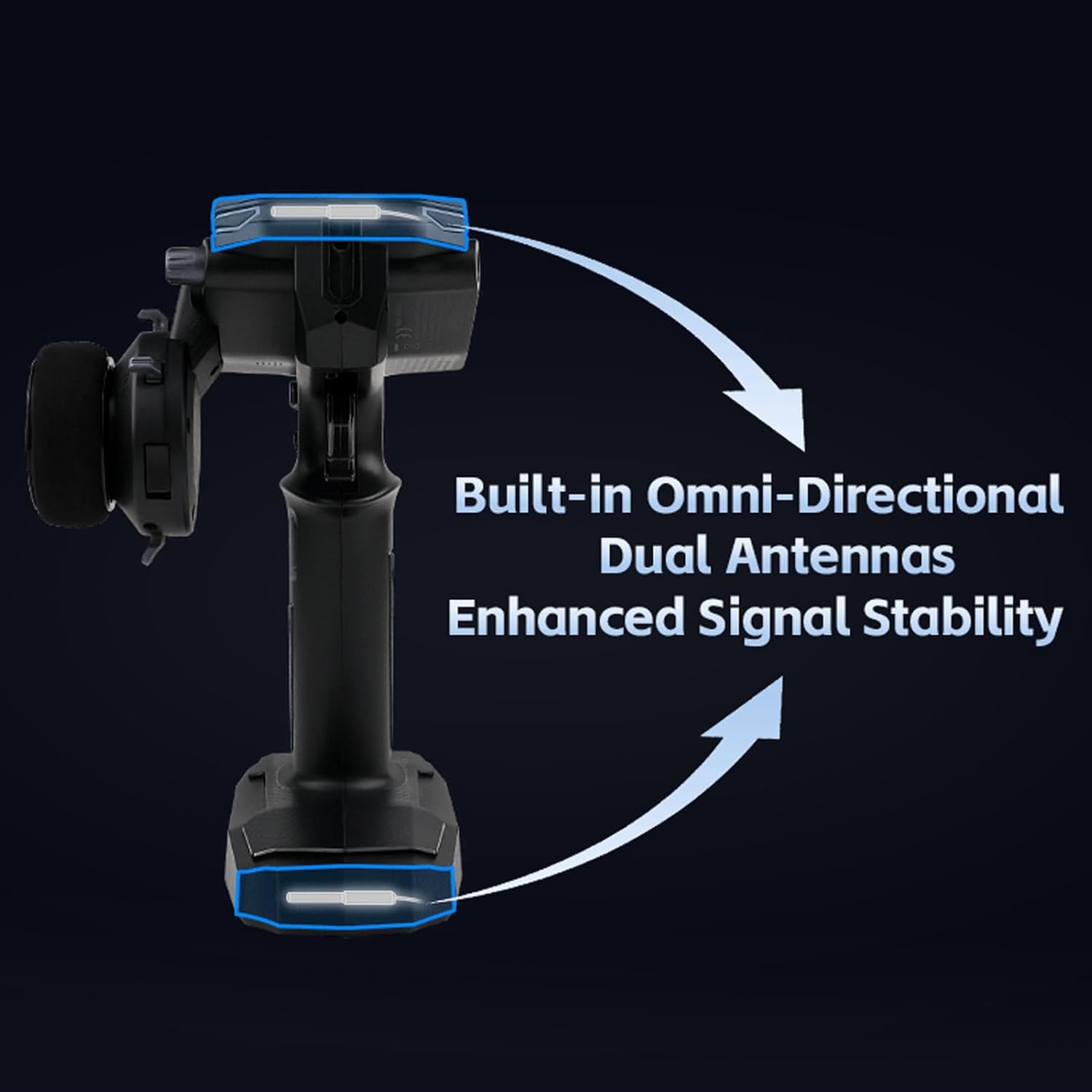 Flysky FS-G11P RC Transmitter with FS-R11P Receiver, 2.4GHz 11CH Remote Controller with 3.5 Inch IPS Screen Dual Antenna for RC Car, Crawler, Drifting and Boat (11 Channels)