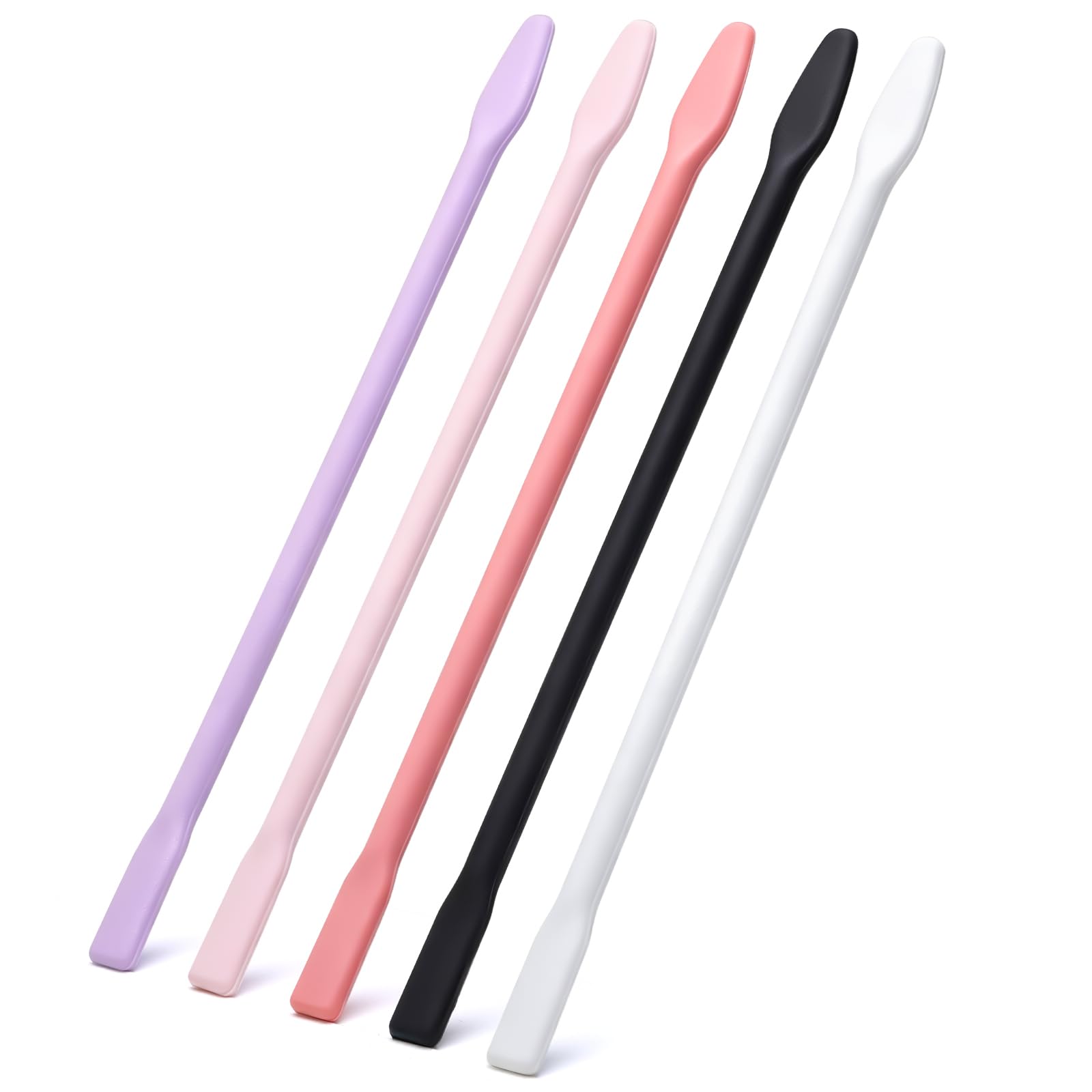 Luxeu Large Silicone Stir Sticks, 5 Pcs 16cm Silicone Mixing Rod, Reusable Stirring Rods for Mixing Resin, Liquid, Paint, Making Glitter Tumblers, DIY Crafts, Resin Accessories