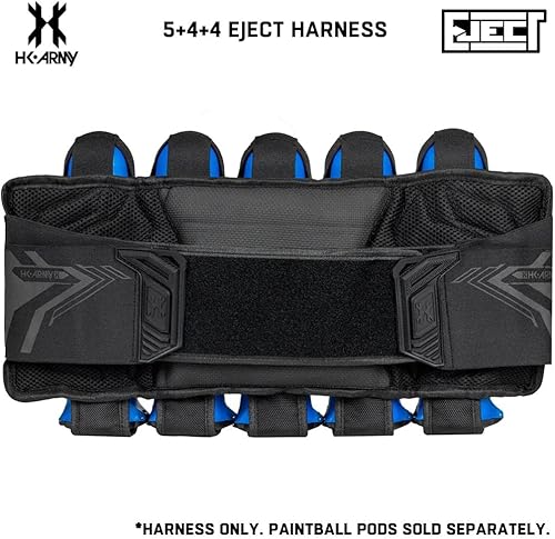 Miniatura 8 de HK Army Paquete de cápsula de arnés de paintball de expulsión 5+4 - Blackout