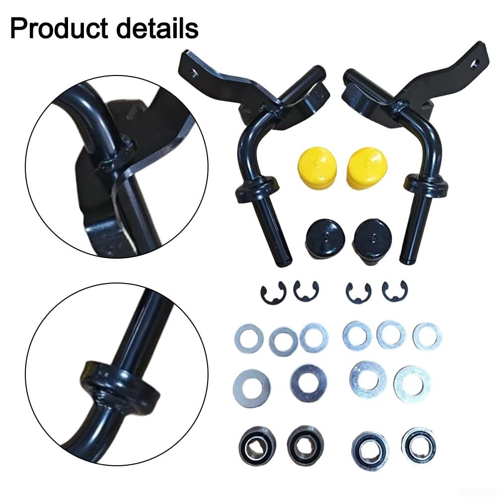 HpLive Kit de casquillos de husillo de volante de metal GY20047 GY20048 para cortacésped modelos L110 L111 L118 L120 L130, piezas de repuesto duraderas para un mejor control en el jardín y el uso del