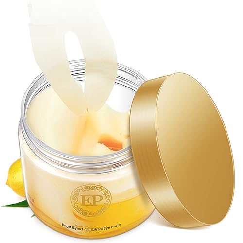 BIOAQUA 60PCS Máscara de Ojos Esencia de Limón Extracto de Fruta Hidratante Levante Reafirmante Anti-Envejecimiento Anti-Hinchazón Círculos Oscuros