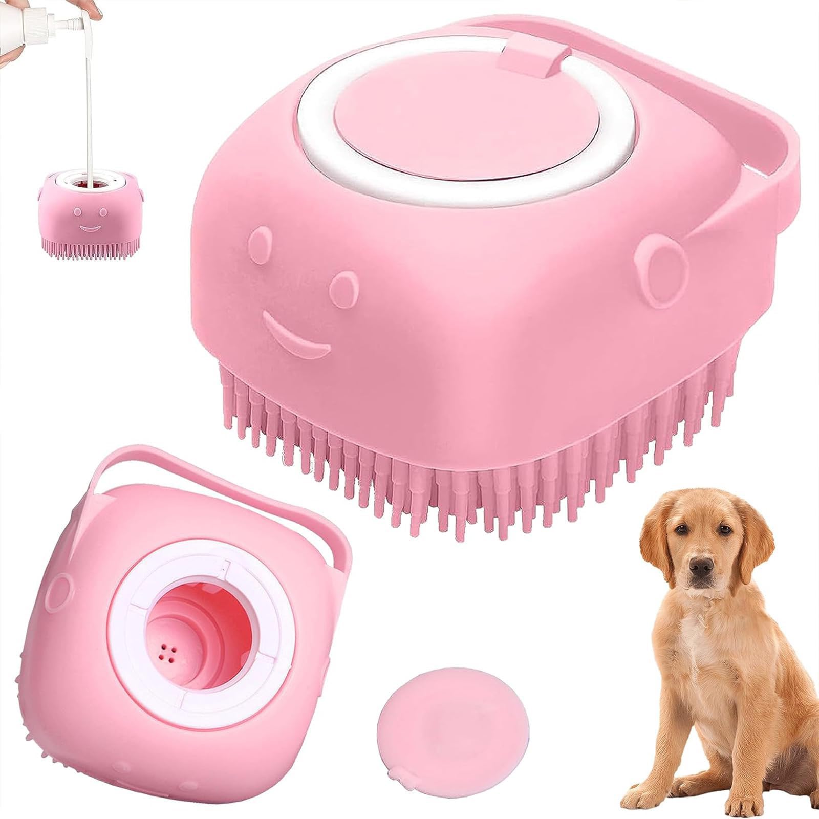 JYTDBCS Soft Silicone Dog, Cat Bathing Brush, Dog Bath Brush, Multi-functional Bath, Dog Brush