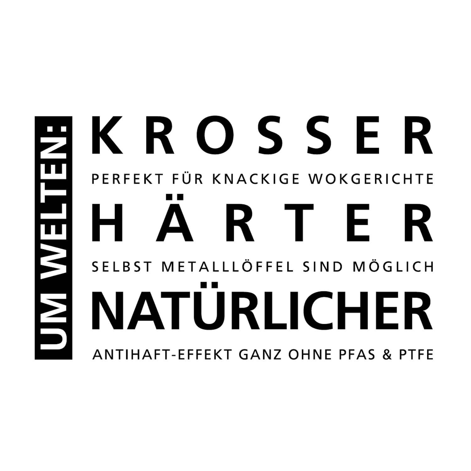 Wok In Acciaio Inox Astral 28cm - Rivestimento UniverSUS Antiaderente Senza PFAS - Foto 3