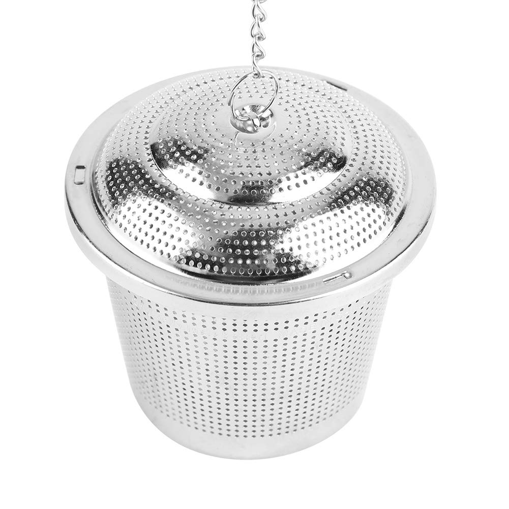 Stainless Steel Seasoning Balls Condiment Bag Colander Quality Kitchen Tool for Soaking Seasoning Bag Tea and Flavoring Material (Large)