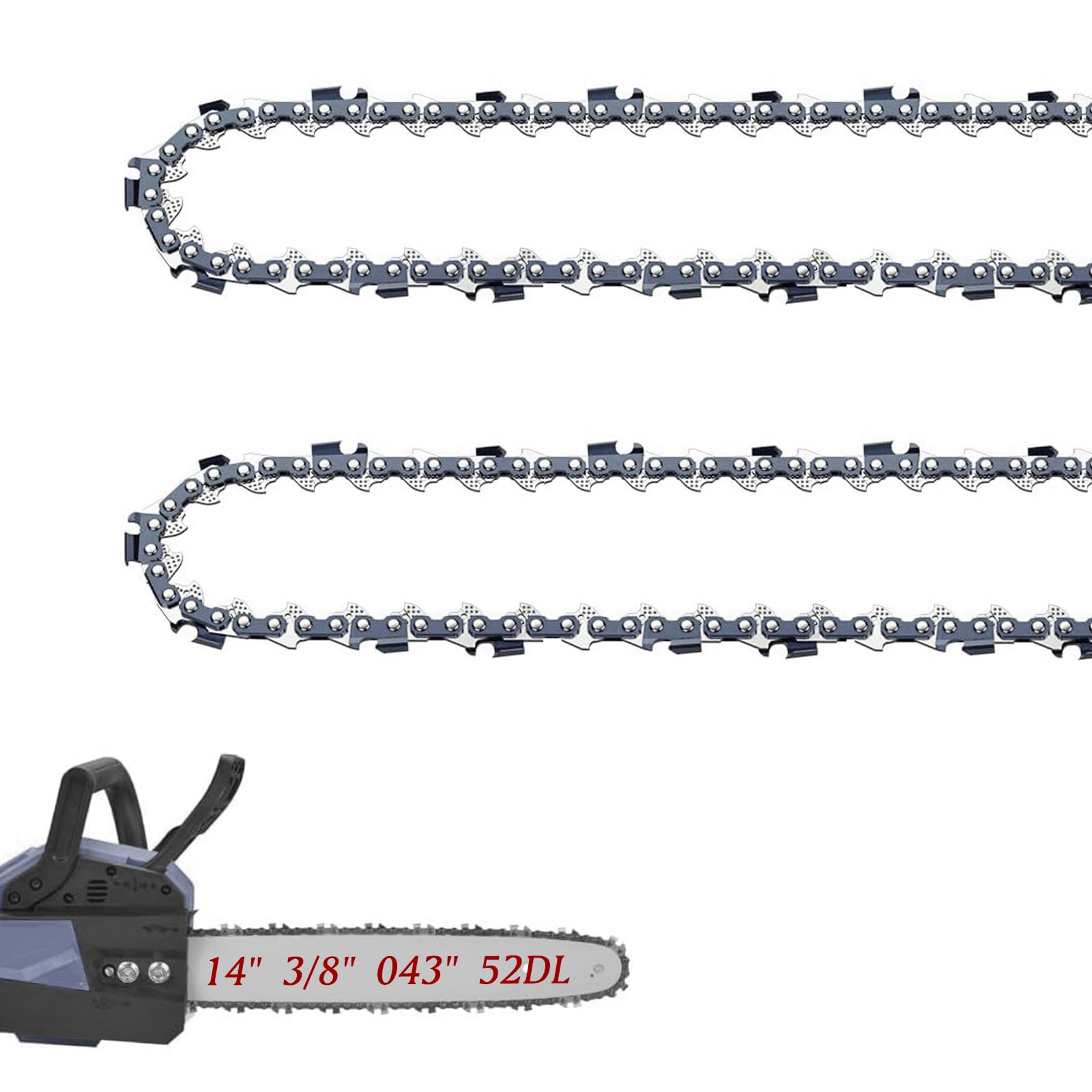 saipan　　tap14　ttt52 saipan tap14 ttt52 14 Inch Chain 3/8 LP .050 52 DL For S52