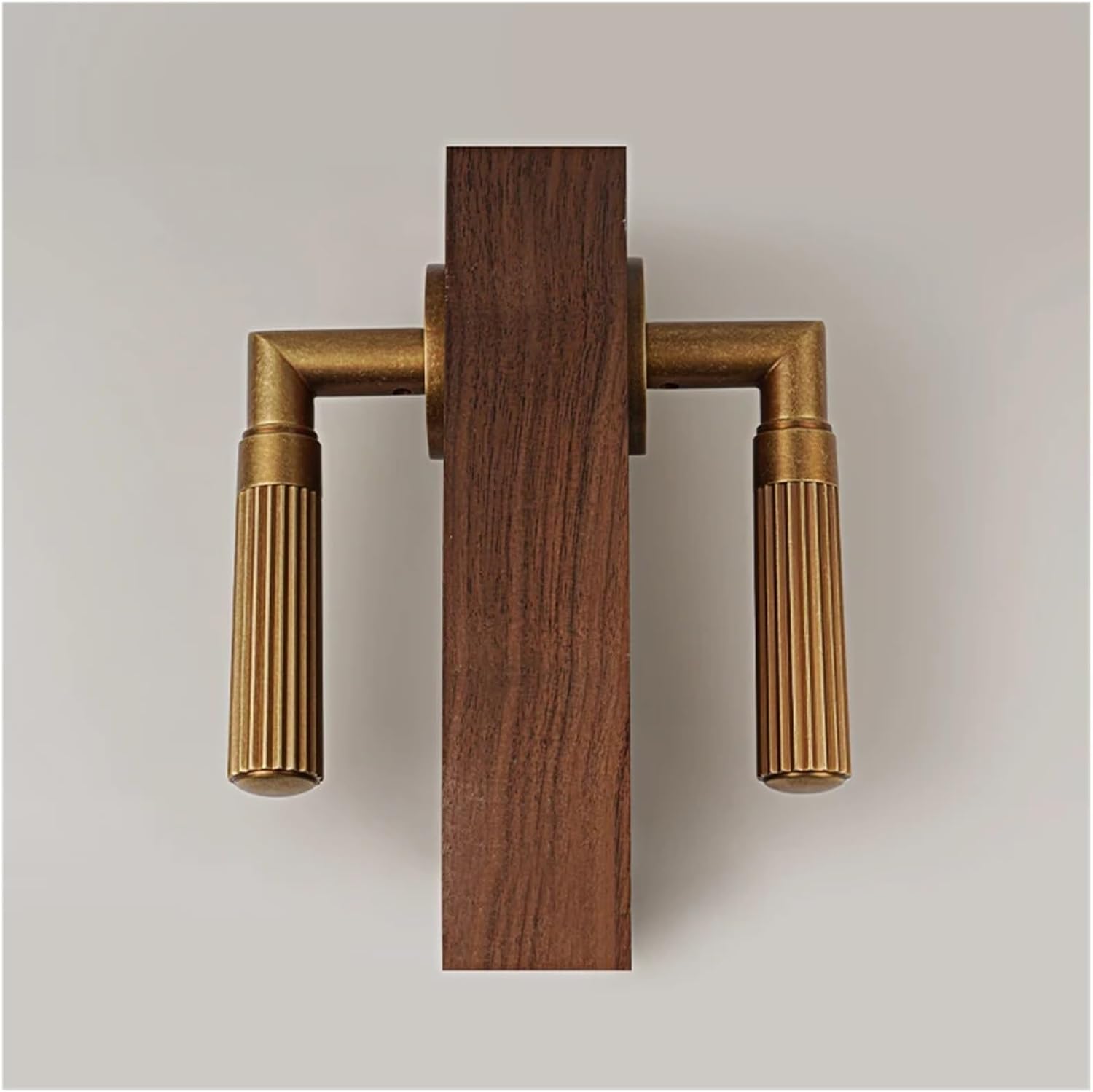 Brass Door Lock Set Retro Simplicity Style, Interior Bedroom & Bathroom Hardware, Dummy Passage Privacy Locks(BK Door Lock)