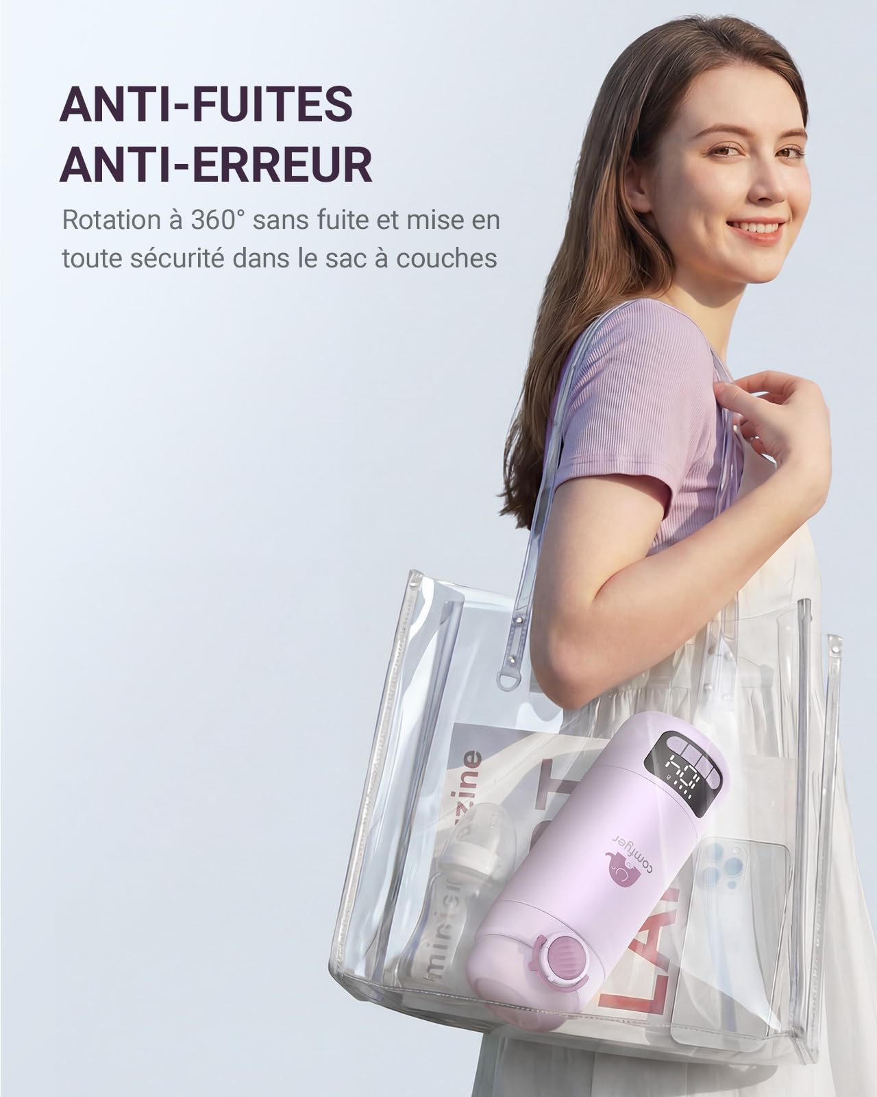 Comfyer Chauffe Biberon Portable