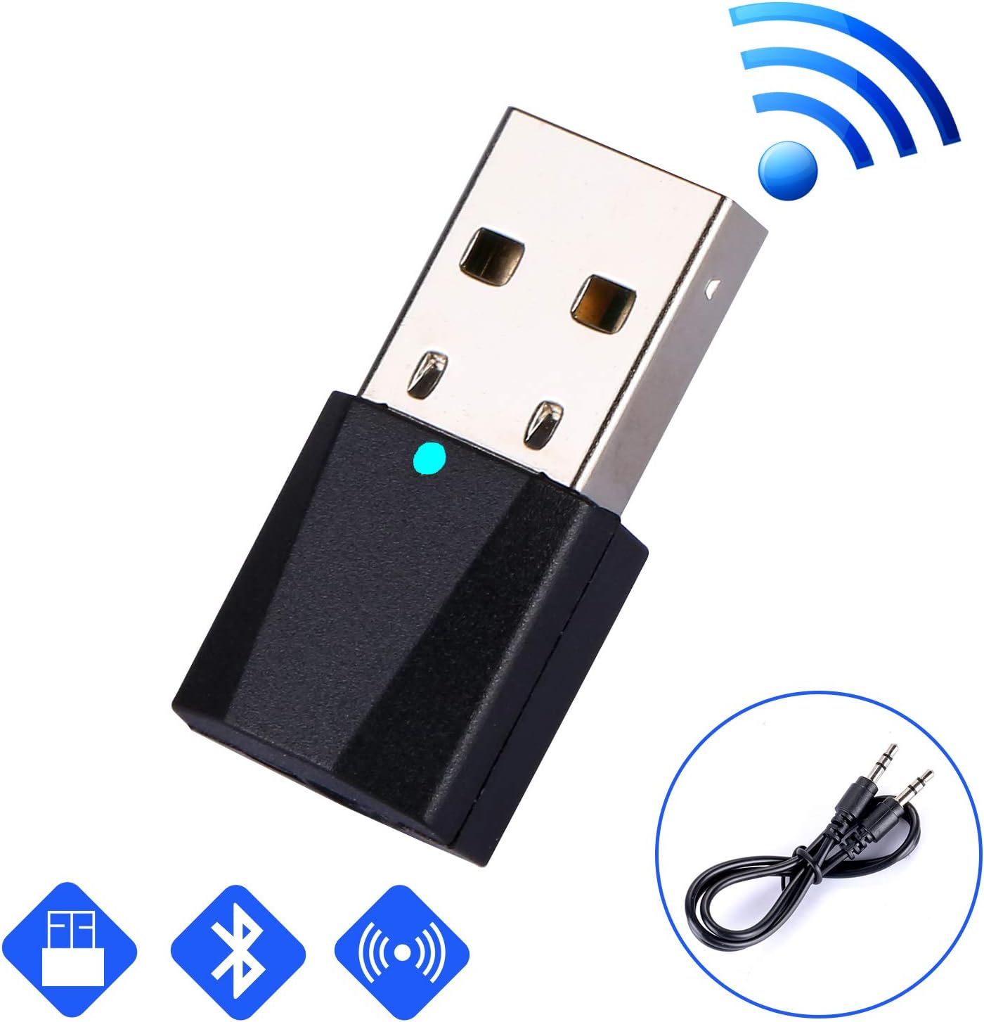 adattatore audio bluetooth per lo streaming di musica in streaming del sistema audio esinkin w29