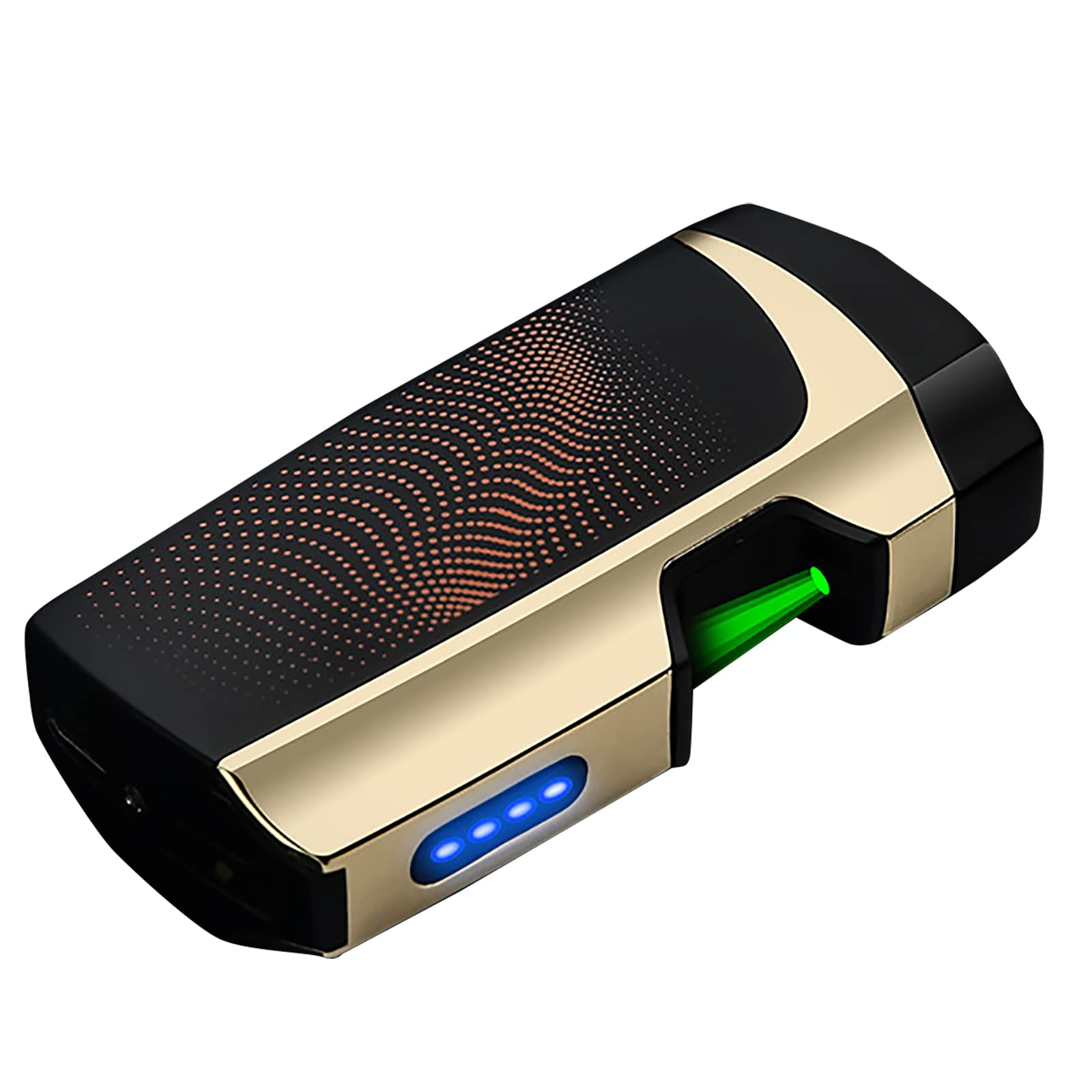Zapalniczka elektryczna, zapalniczka ładowana przez USB, zapalniczka plazmowa z podwójnym łukiem, wiatroszczelna, bezpłomieniowa zapalniczka, kieszonkowa metalowa zapalniczka ze wskaźnikiem baterii LED, do świec, kadzidła, kempingu, czarna 3