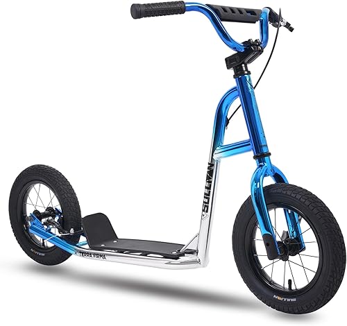 Miniatura 1 de SULLIVAN Terra Firma All-Terrain BMX Scooter Premium Quality Push Scooter for Ages 6 to 12 Years Kick Scooter 12 inch Wheels Fast Rolling Tires