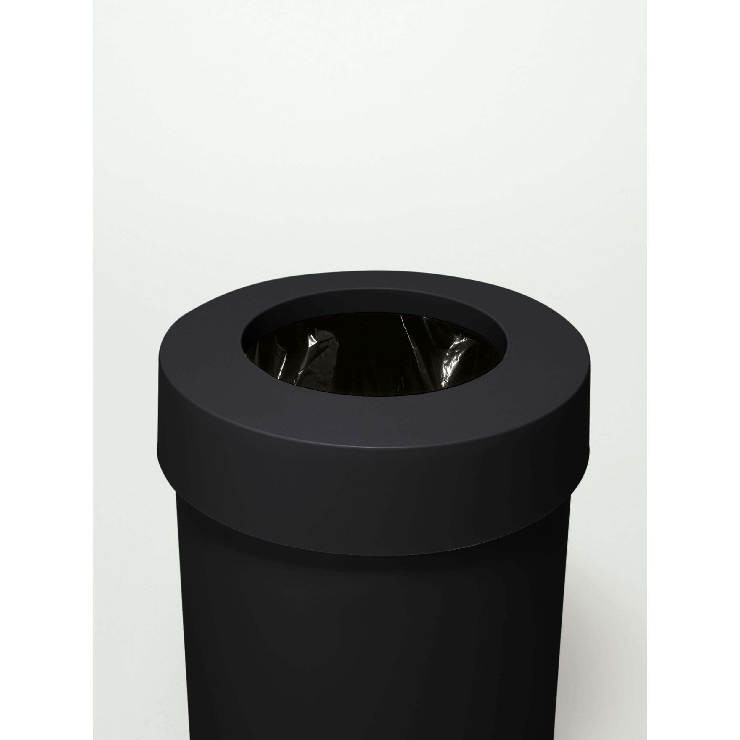DEPOT4DESIGN Papierkorb Cap MIDI schwarz