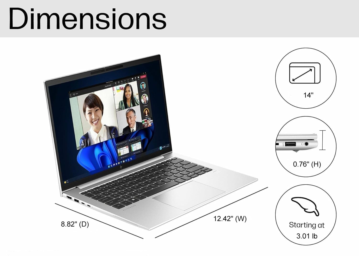 HP EliteBook 840 G10 Business Laptop (14