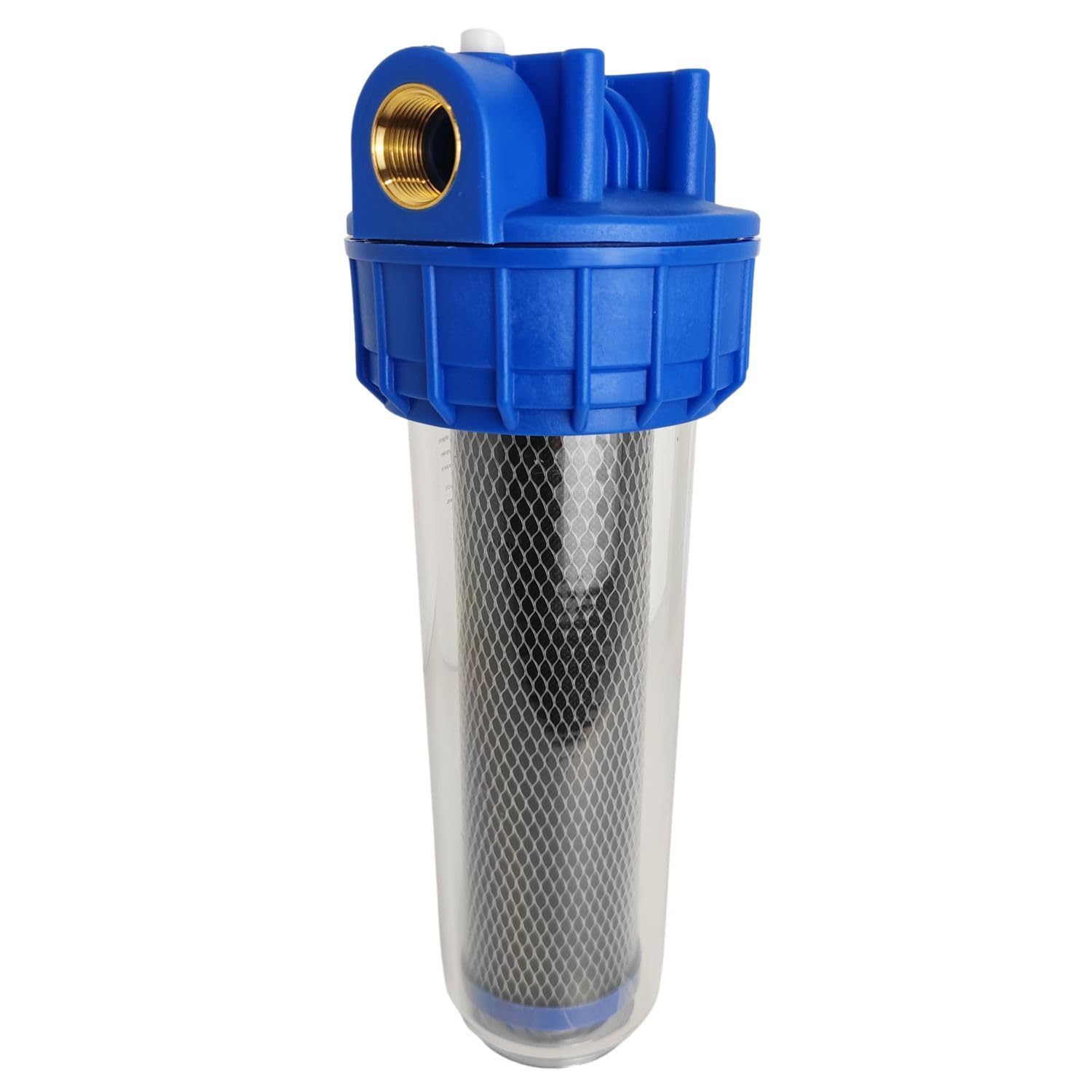 Porte filtre à eau 9"3/4-26/34M - 2 en 1 - Filtration 10 microns et Filtre à charbon actif
