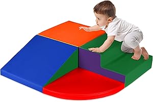 Best Choice Products Kids' 4-Piece Climber and Crawler Foam Block Play Set